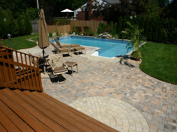 Long Island backyard