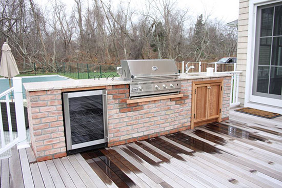 Backyard on Long Island