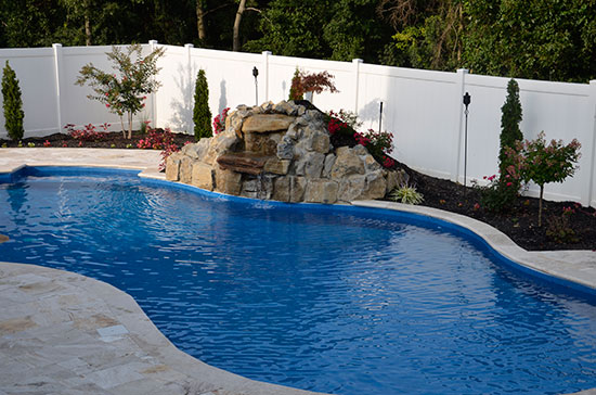 Beautiful Long Island poolscape